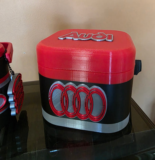 Audi inspired 12oz Can Holder and 12oz Can Cooler (Actual Product)