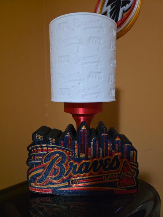 Braves Inspired Skyline Lamp (Actual Product)