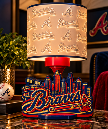 Braves Inspired Skyline Lamp (Actual Product)