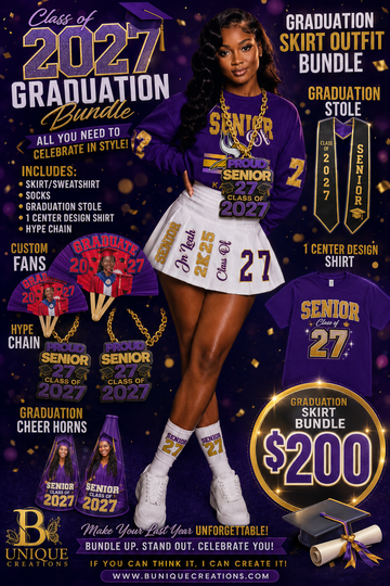 2027 Graduation Skirt Outfit Bundle