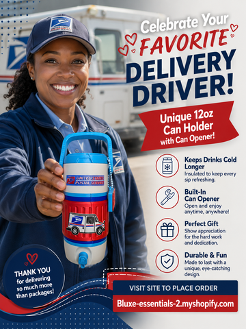 USPS Mail Carrier 12oz Skinny Can Holder (Actual Product)
