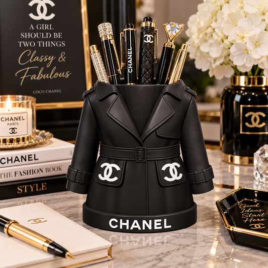 Chanel Inspired Leather Jacket Pen Holder (Actual Product)