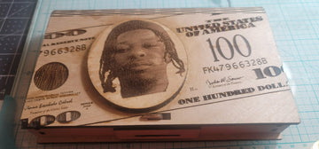 Wooden Photo Money Gift Box