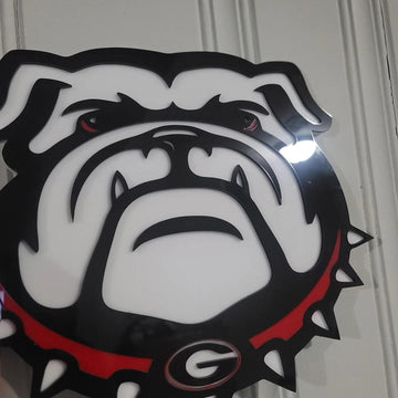 Acrylic Georgia Bulldogs Signs