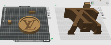 Louis Vuitton Inspired Candle Holder File (File Only)