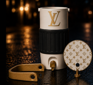 Louis Vuitton Inspired 12oz & 12oz skinny Can holder (File Only)
