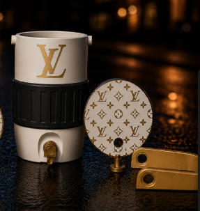 Louis Vuitton Inspired 12oz & 12oz skinny Can holder (File Only)