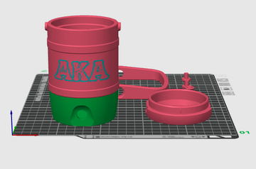 AKA inspired 12oz can holder (File Only)
