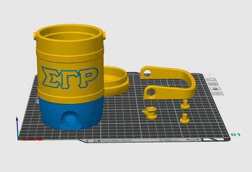 Sigma Gamma Rho inspired 12oz Can Holder (File Only)