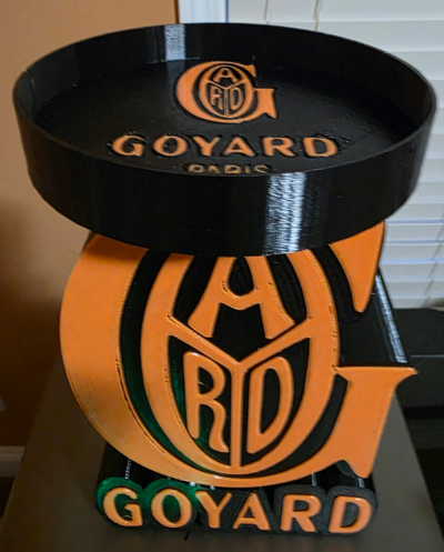 Goyard Inspired Candle Holder (Actual Product)