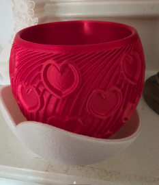 Heart 2 Piece Planter (Actual Product)