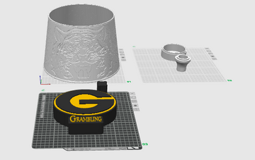 Grambling State Lamp (File Only)