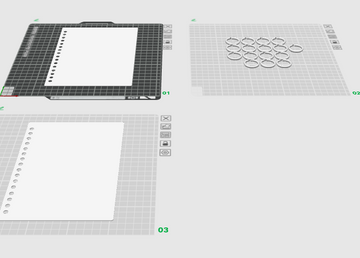 Blank Notebook with Rings (File Only)