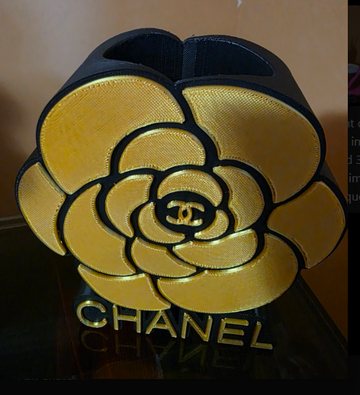 Chanel Inspired Flower Design Pen or Planter holder (Actual Product)