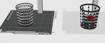Chanel Inspired Trash Can Pen Holder (File Only)