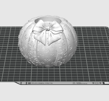Louis Vuitton Inspired Pumpkin Tea Light Candle Holder (File Only)