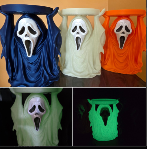 Ghostface Candle Holder (Actual Product)