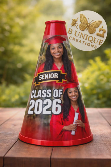 Cheer Megaphone UV DTF Print