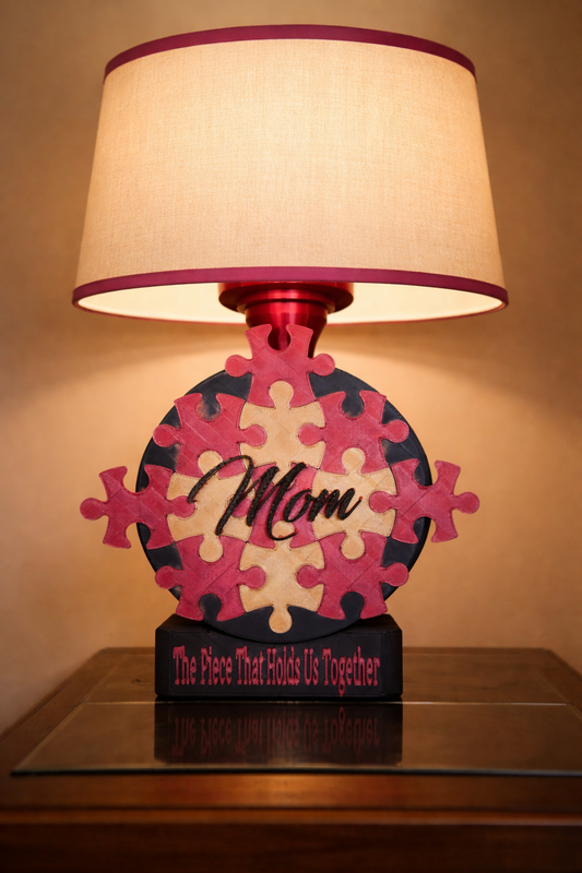 Mom the piece that holds us together lamp base File Only
