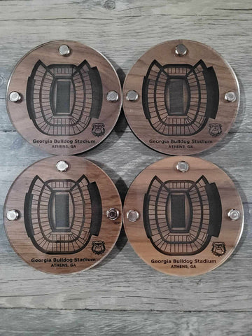 Georgia Bulldogs Coaster Set